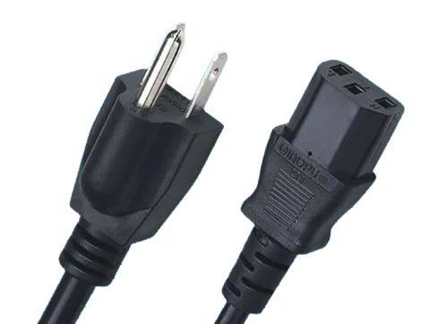 Japan Power Cords, JIS C 8303 Plug To IEC 60320 C13 Connector, Type A, 3 Poles Plug, PSE Certified Japan Power Cords, JIS C 8303 Plug To IEC 60320 C13 Connector, Type A, 3 Poles Plug, PSE Certified